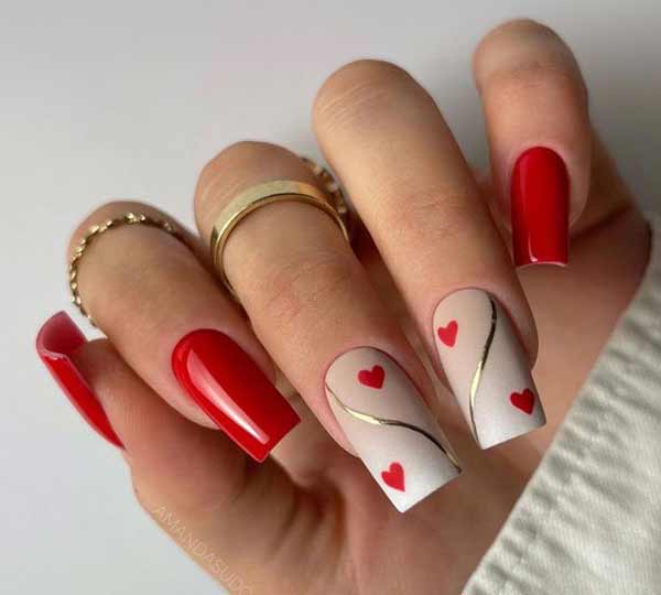 مدل طراحی ناخن برای ولنتاین بسیار شیک و عاشقانه گوناگون زنانه و دخترانه
