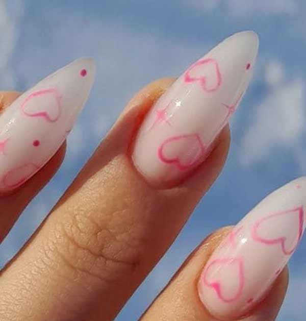 مدل طراحی ناخن برای ولنتاین بسیار شیک و عاشقانه گوناگون زنانه و دخترانه