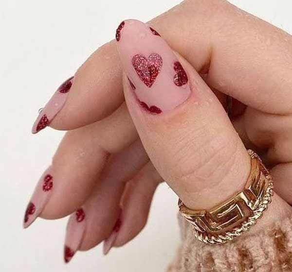 مدل طراحی ناخن برای ولنتاین بسیار شیک و عاشقانه گوناگون زنانه و دخترانه