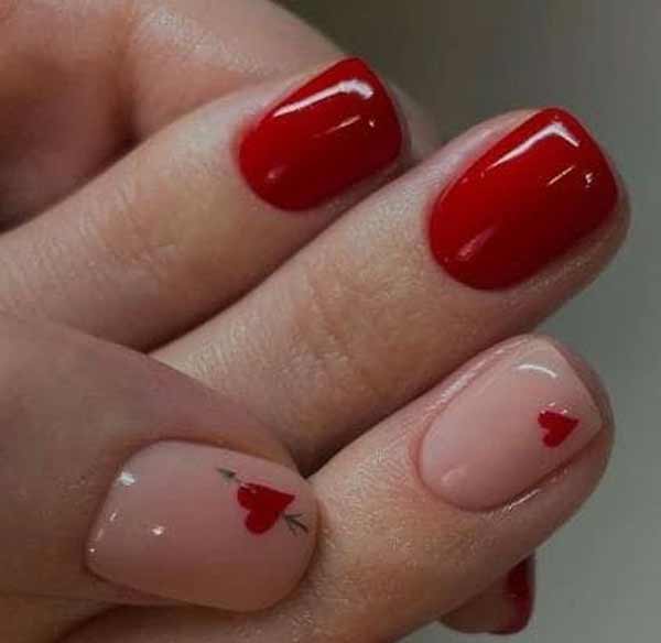 مدل طراحی ناخن برای ولنتاین بسیار شیک و عاشقانه گوناگون زنانه و دخترانه