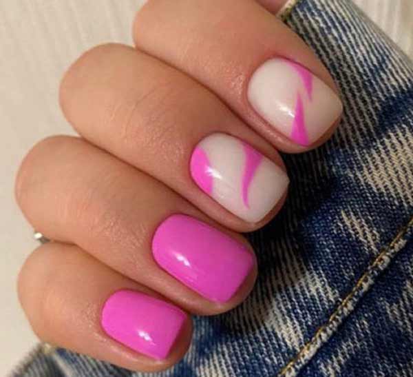 مدل طراحی ناخن ساده و شیک با ایده های فانتزی و کیوت برای سخت پسندان