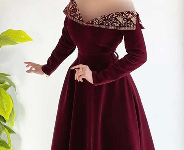 مدل یقه دلبری زیبا و جذاب + لباس های مجلسی و عروسی برای شیک پوشان