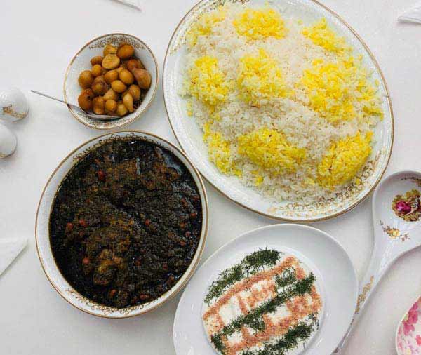 تزیین قورمه سبزی نذری زیبا + خوشمزه ترین رسپی و نکات آشپزی کاربردی