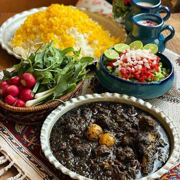 تزیین قورمه سبزی نذری زیبا + خوشمزه ترین رسپی و نکات آشپزی کاربردی
