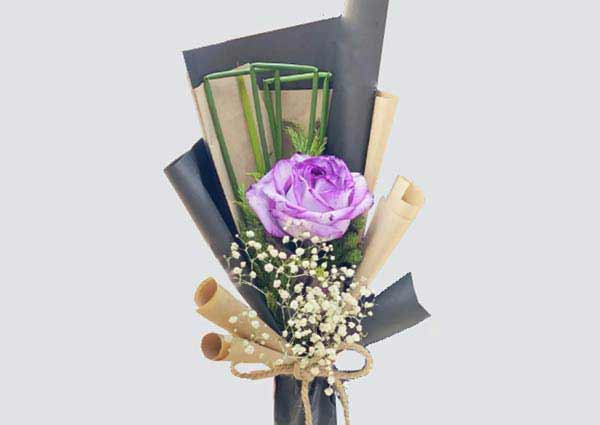 تزیین گل طبیعی زیبا تک شاخه و چندتایی لاکچری + ایده های متنوع و خلاقانه