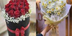 تزیین گل طبیعی زیبا تک شاخه و چندتایی لاکچری + ایده های متنوع و خلاقانه
