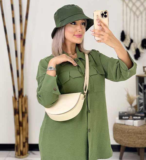 مدل مانتو ابروبادی جلو بسته دکمه دار + شیک ترین مدل های مانتو ابروبادی زنانه را اینجا ببینید