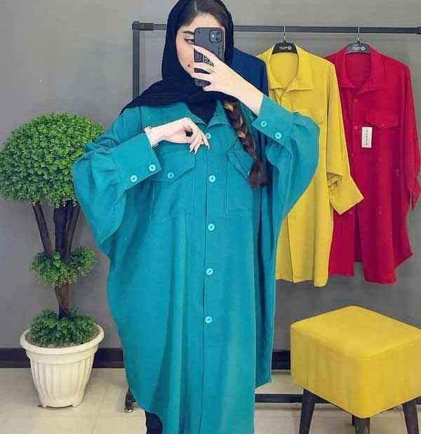مدل مانتو ابروبادی جلو بسته دکمه دار + شیک ترین مدل های مانتو ابروبادی زنانه را اینجا ببینید