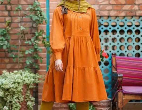 مدل مانتو ابروبادی جلو بسته دکمه دار + شیک ترین مدل های مانتو ابروبادی زنانه را اینجا ببینید