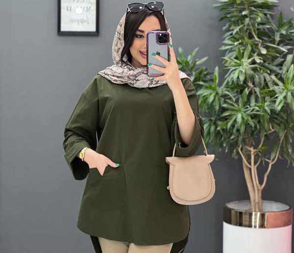 مدل مانتو ابروبادی جلو بسته + شیک ترین و زیباترین مدل های مانتو ابروبادی جلو بسته ترند سال 1403