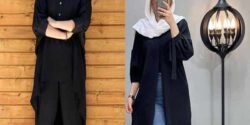 مدل مانتو ابروبادی مشکی + جدیدترین و بهترین مدل های مانتو ابروبادی مشکی برای عزاداری و ماه محرم