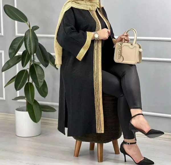 مدل مانتو ابروبادی مشکی + جدیدترین و بهترین مدل های مانتو ابروبادی مشکی برای عزاداری و ماه محرم