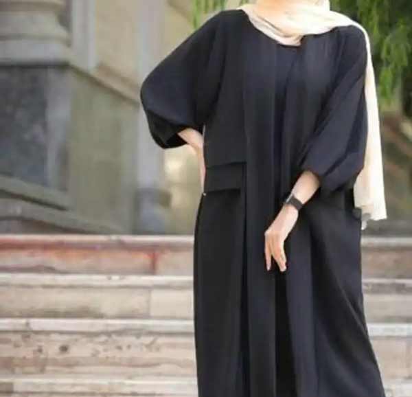 مدل مانتو ابروبادی مشکی جدید + شیک ترین و جدیدترین مدل های مانتو ابروبادی مشکی را اینجا ببینید