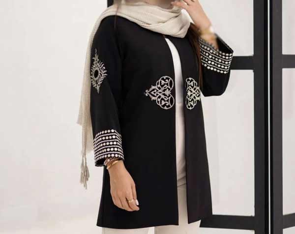 مدل مانتو ابروبادی مشکی جدید + شیک ترین و جدیدترین مدل های مانتو ابروبادی مشکی را اینجا ببینید