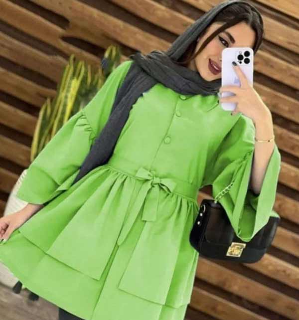 مدل مانتو دخترانه نوجوان عروسکی + شیک ترین و جذاب ترین مدل های مانتو دخترانه عروسکی