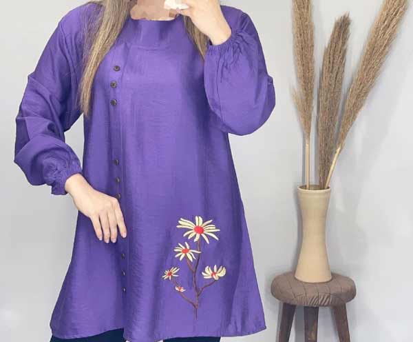 مدل شومیز بلند خانگی + خاص ترین و بی نظیر ترین مدل های شومیز بلند زنانه