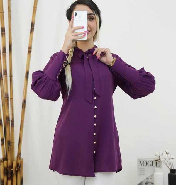 مدل شومیز بلند خانگی + خاص ترین و بی نظیر ترین مدل های شومیز بلند زنانه