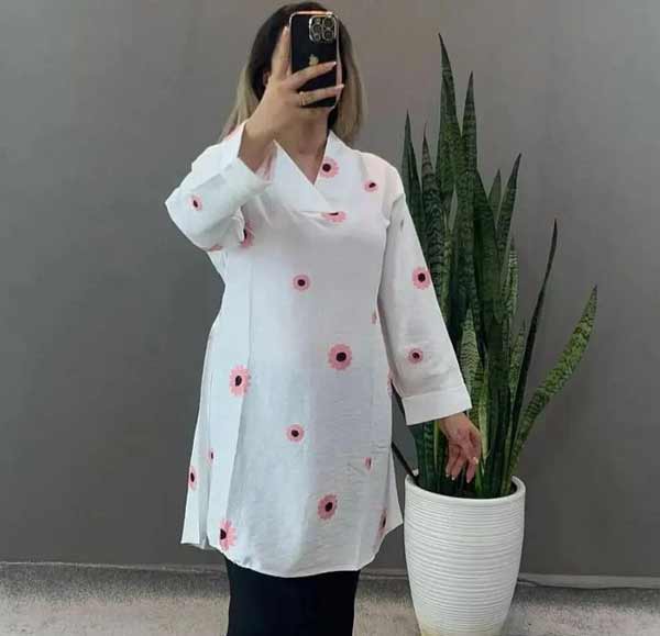 مدل شومیز بلند خانگی + خاص ترین و بی نظیر ترین مدل های شومیز بلند زنانه