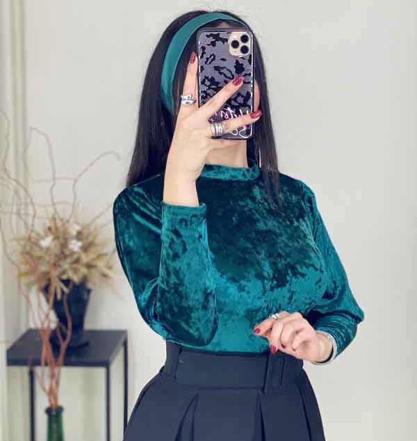 مدل شومیز مخمل + قشنگ ترین و باکلاس ترین مدل های شومیز مخمل زنانه مجلسی