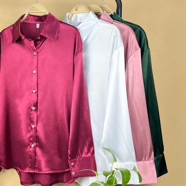 مدل شومیز ساتن + جدیدترین و خاص ترین مدل های شومیز مجلسی زنانه با پارچه ساتن