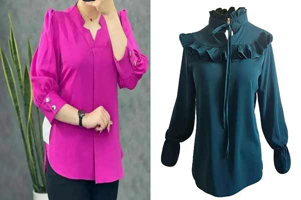 مدل یقه شومیز + جدیدترین و خاص ترین مدل های یقه مناسب برای شومیز را اینجا ببینید