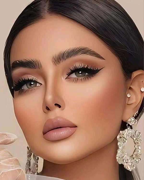 مدل آرایش + جدیدترین و زیباترین سبک ها برای آرایش صورت