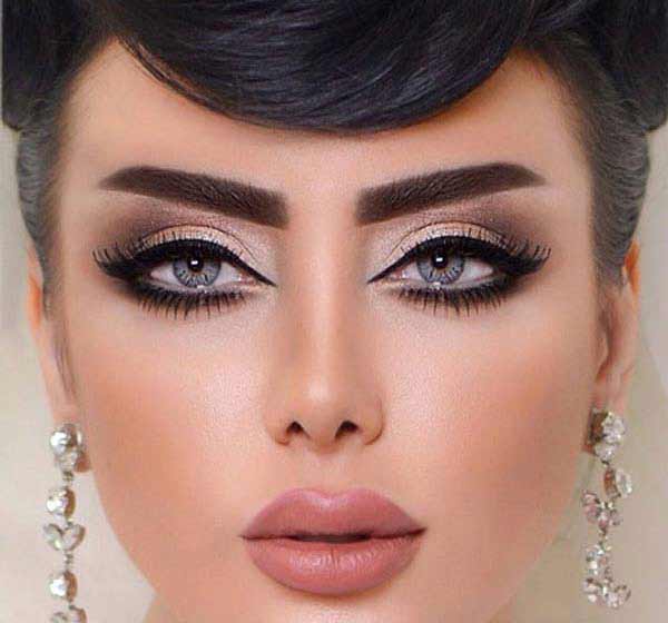مدل آرایش + جدیدترین و زیباترین سبک ها برای آرایش صورت