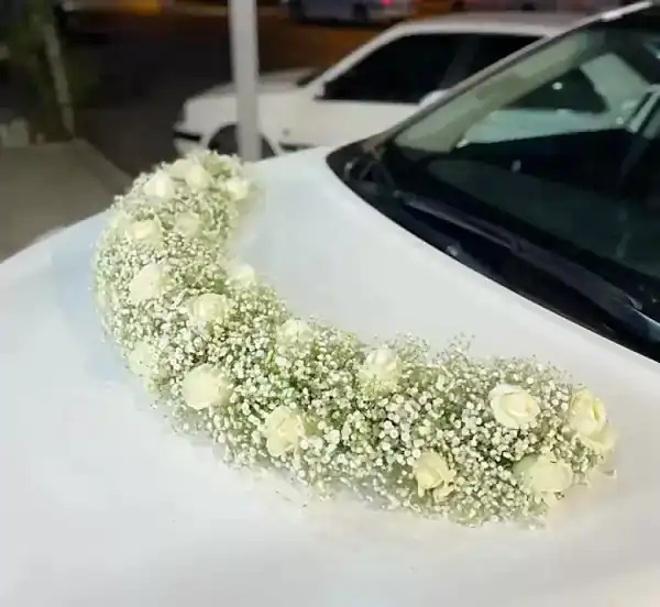 مدل ماشین عروس + ایده های ساده و شیک برای گل آرایی ماشین عروس به سبک جدید