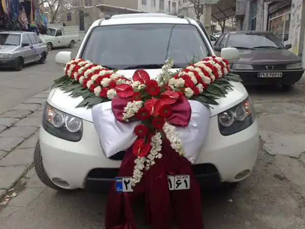 مدل ماشین عروس + ایده های ساده و شیک برای گل آرایی ماشین عروس به سبک جدید