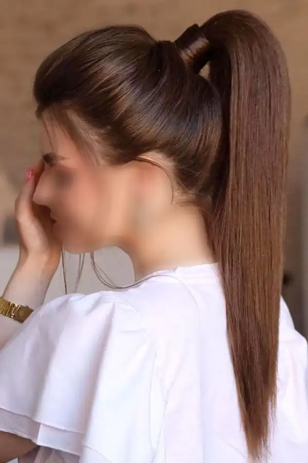 مدل دم اسبی + آموزش بستن موهای بلند به صورت دم اسبی بسیار زیبا و جذاب