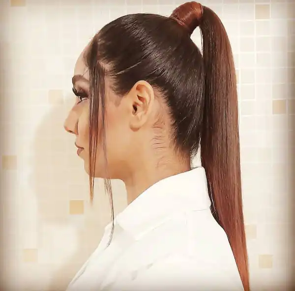 مدل دم اسبی + آموزش بستن موهای بلند به صورت دم اسبی بسیار زیبا و جذاب