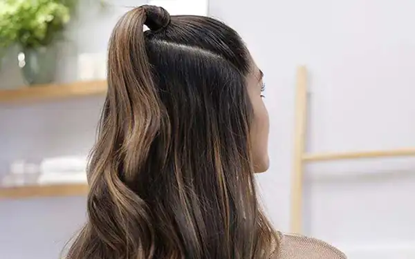 مدل دم اسبی + آموزش بستن موهای بلند به صورت دم اسبی بسیار زیبا و جذاب