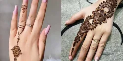 مدل حنا دست + طرح های بسیار زیبا و خاص برای کشیدن حنا روی دست و بدن