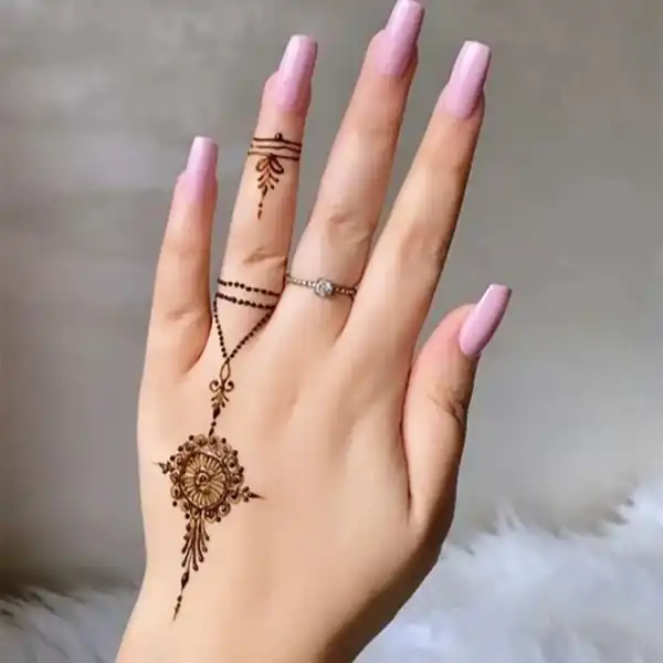 مدل حنا دست + طرح های بسیار زیبا و خاص برای کشیدن حنا روی دست و بدن