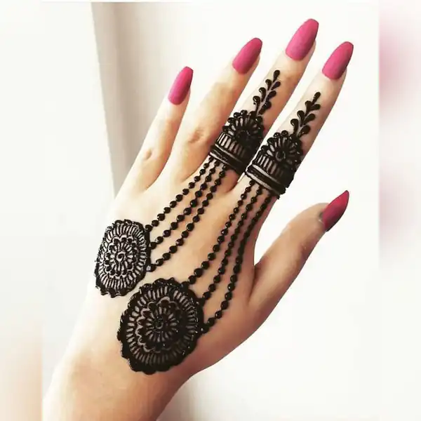 مدل حنا دست + طرح های بسیار زیبا و خاص برای کشیدن حنا روی دست و بدن