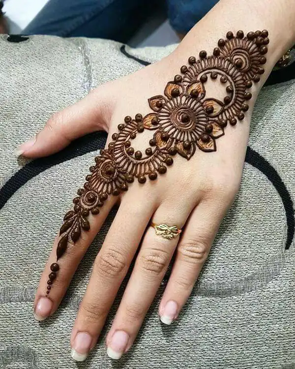 مدل حنا دست + طرح های بسیار زیبا و خاص برای کشیدن حنا روی دست و بدن