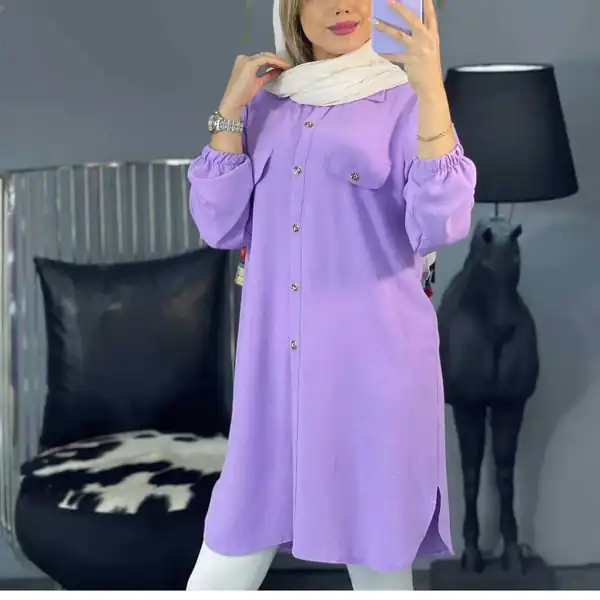 مدل مانتو ابروبادی دخترانه + خنک ترین و شیک ترین مدل های مانتو زنانه با پارچه ابروبادی