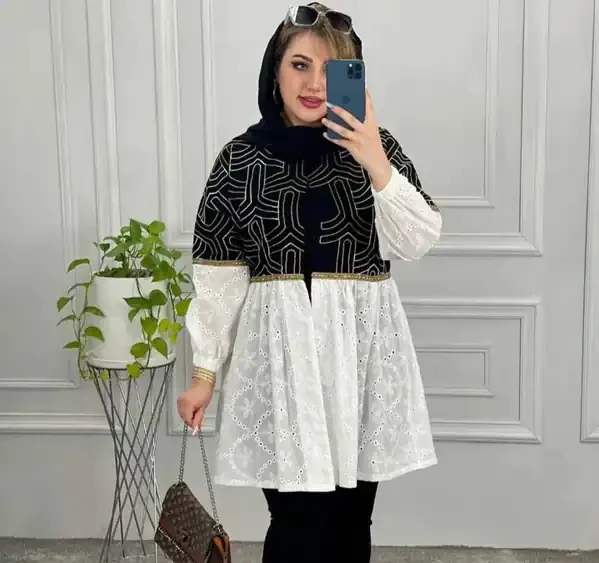 مدل مانتو جلو باز دخترانه + باکلاس ترین و جذاب ترین مدل های مانتو جلو باز مد امسال
