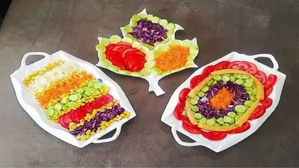 مدل سالاد کاهو + ایده هایی بسیار ساده و زیبا برای تزیین کردن سالاد کاهو و فصل