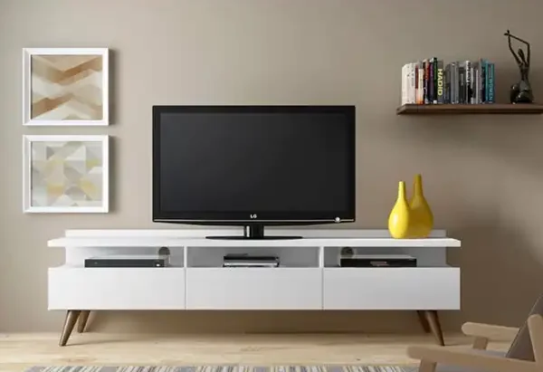 مدل زیر تلویزیونی جدید + مدل های بسیار زیبا و شیک از میز تلویزیون مد روز