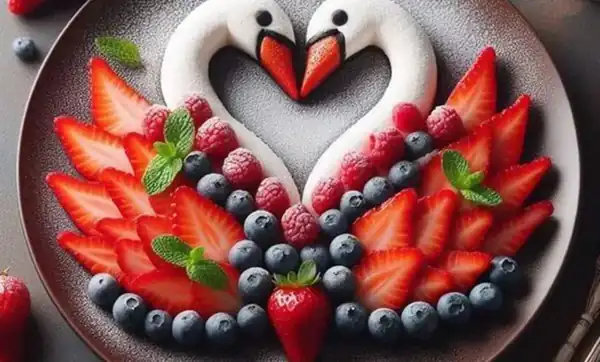 تزیین + ایده های بسیار زیبا و خاص برای تزیین بشقاب میوه و غذا