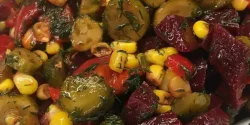 راز خوشمزگی سالاد ذرت لبو و فوت و فن سالاد ذرت لبو خوشمزه و خانگی