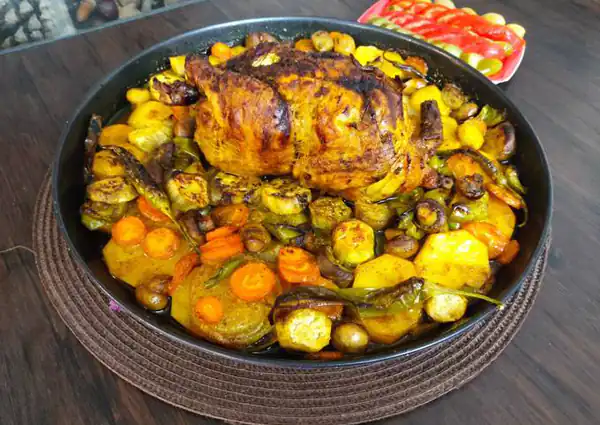راز خوشمزگی مرغ تنوری و سبزیجات و فوت و فن مرغ تنوری و سبزیجات خوشمزه و خانگی