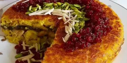 راز خوشمزگی ته چین آلو اسفناج و فوت و فن ته چین آلو اسفناج خوشمزه و خانگی