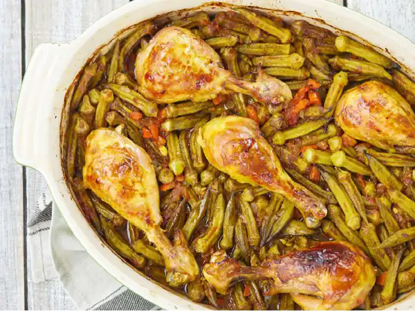 راز خوشمزگی بامیه مرغ و فوت و فن بامیه مرغ خوشمزه و خانگی