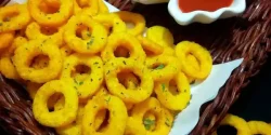 راز خوشمزگی چیپس سیب زمینی حلقه ای و فوت و فن چیپس سیب زمینی حلقه ای خوشمزه