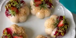 راز خوشمزگی دسر عروس تنبل و فوت و فن دسر عروس تنبل خوشمزه و خانگی