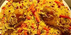 راز خوشمزگی هویج پلو با مرغ تکه ای و فوت و فن هویج پلو با مرغ تکه ای خوشمزه
