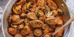 راز خوشمزگی خوراک سوسیس و قارچ و فوت و فن خوراک سوسیس و قارچ خوشمزه و خانگی